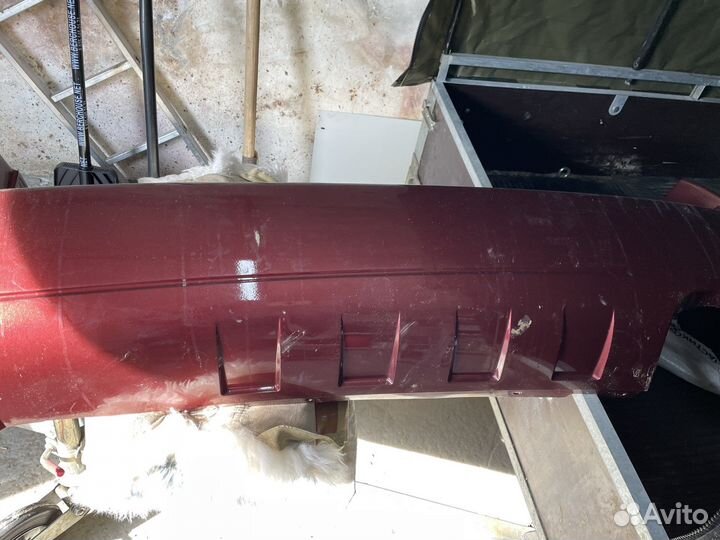 Задней бампер hyundai Туксон 2008г