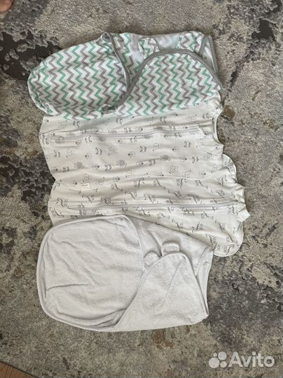 Пеленка кокон на липучке и на молнии