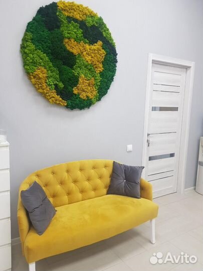 Фитокартина из стабилизированного мха 100см