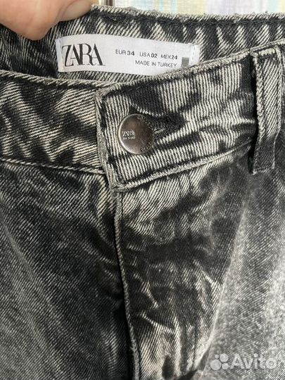 Джинсы zara женские 34