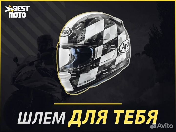 Мотошлем arai profile-V Patch White