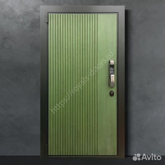 Дверь с биометрическими замком