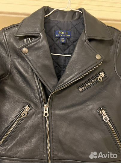 Куртка кожаная Ralph Lauren 4 года