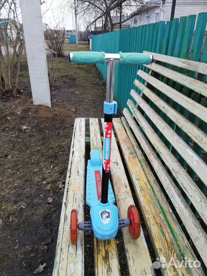 Самокат детский трехколесный бу