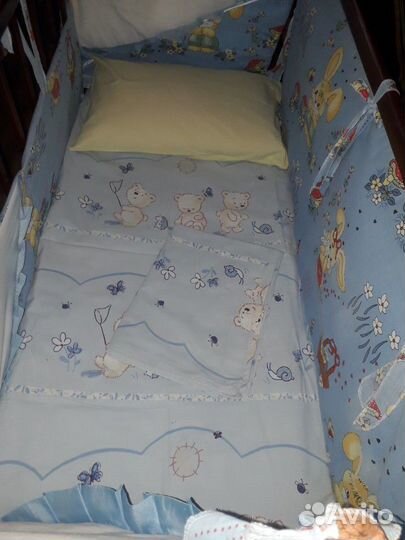 Бортики в детскую кроватку