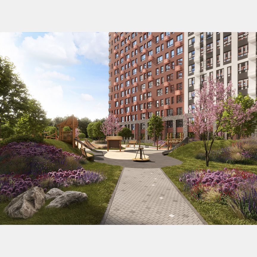 2-к. квартира, 74,7 м², 7/22 эт.