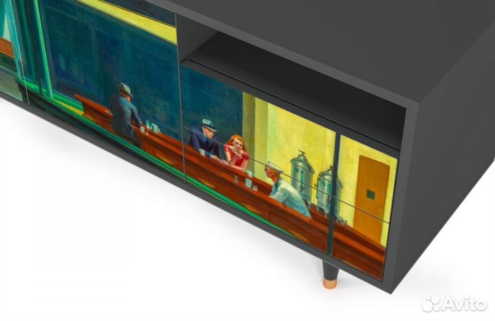 Тв-тумба T7 - Антрацит - Nighthawks