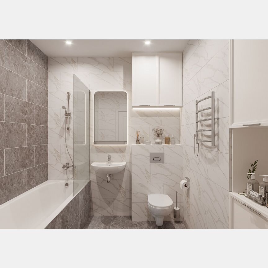 2-к. квартира, 54,6 м², 15/17 эт.