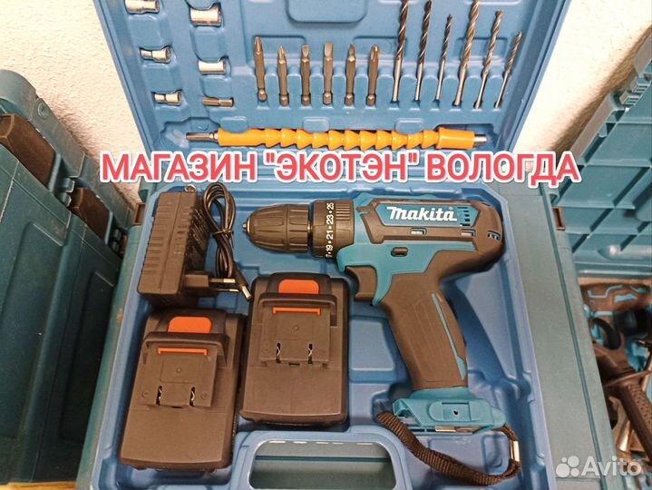 Шуруповерт makita новый 18v