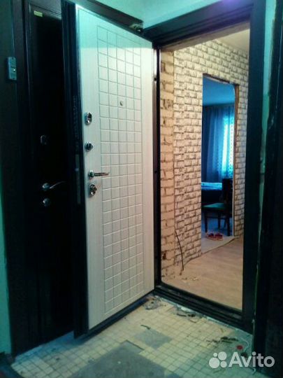 Двери входные установка