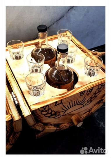 Мини бар бочка глобус садовый декор из дерева