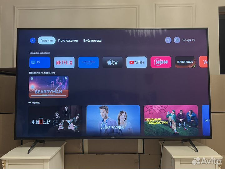 Телевизор Sony KD-75X81J 2021 LED, HDR, черный