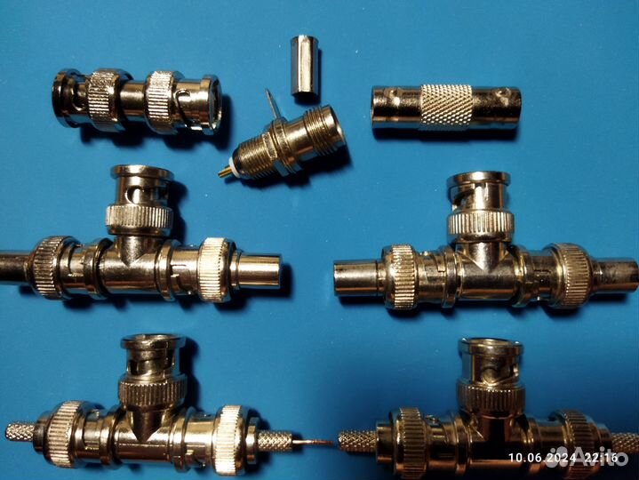 Наконечники для соединения видео наблюдения