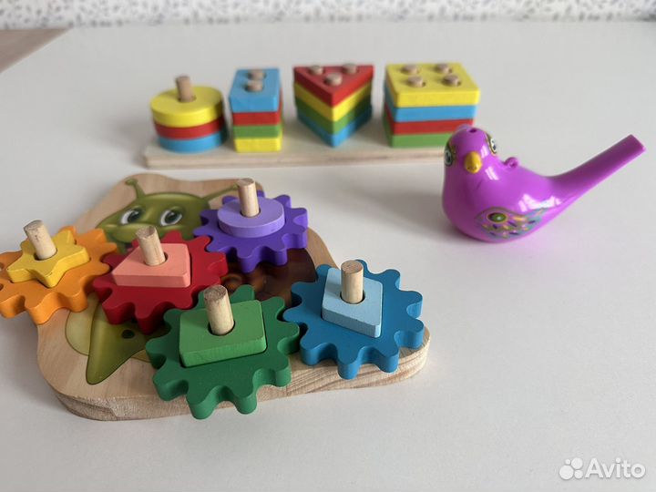 Деревянный сортер монтессори