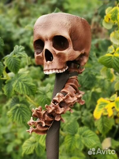 Посох с черепом, посох шамана, посох для костюма