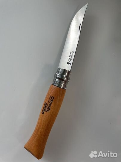 Нож opinel 9 carbon (углеродистая сталь )