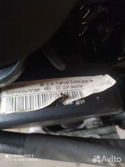 Двигатель Volkswagen Golf 4 (1997 - 2006) 1.6