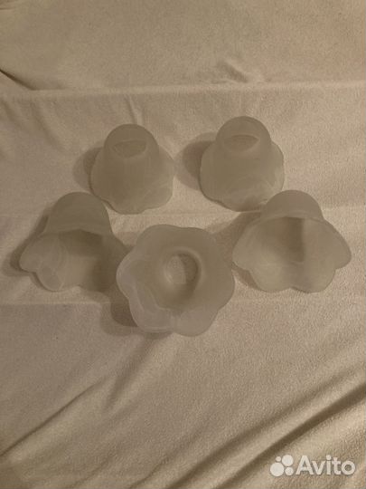 Плафоны для люстры стеклянные матовые