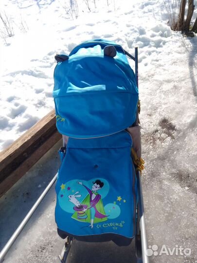 Коляска санки