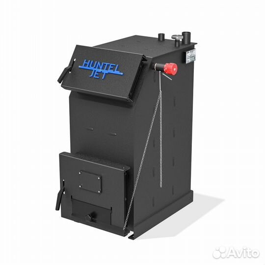 Твердотопливный котел с увеличенной топкой