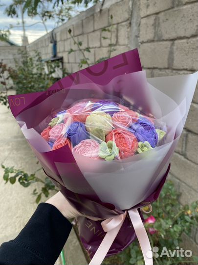 Шоколадные розы букет