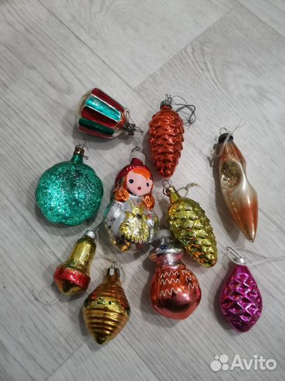 Елочные игрушки СССР