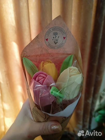 Шоколадные букеты из роз