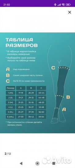 Компрессионные чулки 1 класс