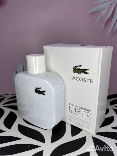 Lacoste L.12.12 Blanc – Pure 100ml (Евро качество)