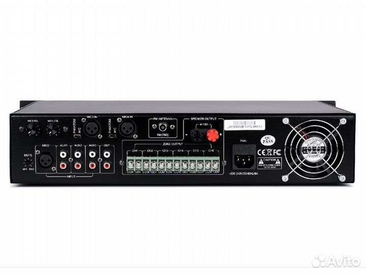 Микшер-усилитель 2-канальный cvgaudio R-203m