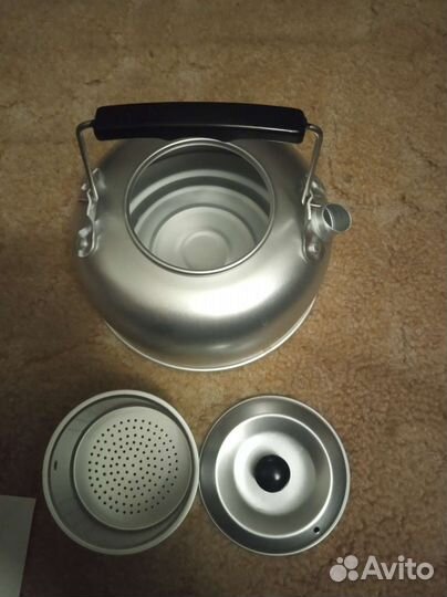 Чайник алюминиевый для горелки, плитки