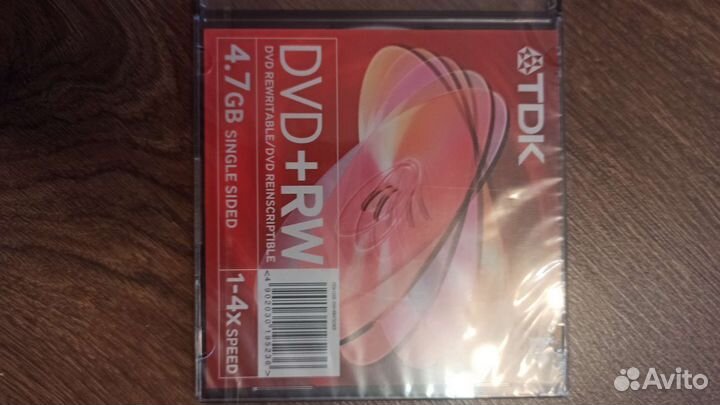 Новый в упаковке DVD+RW