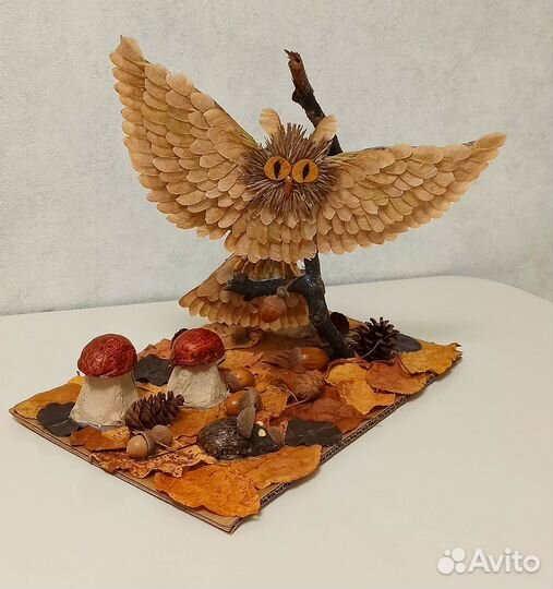 Осенняя поделка из природных материалов