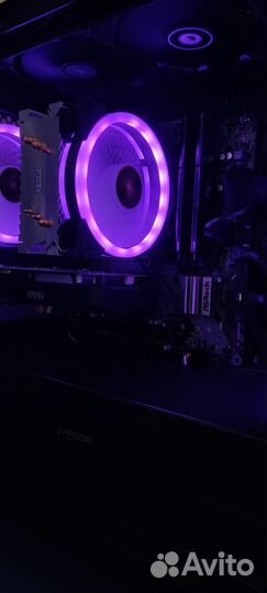 Игровой компьютер (перефирия) i3 9100f/rx550 4gb
