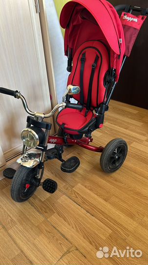 Велосипед трехколесный с родительской ручкой