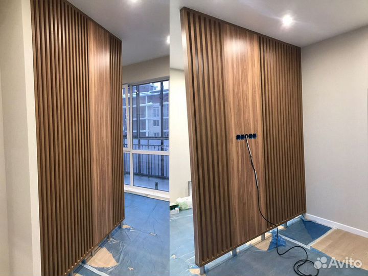 Декоративные рейки /стеновые панели на заказ