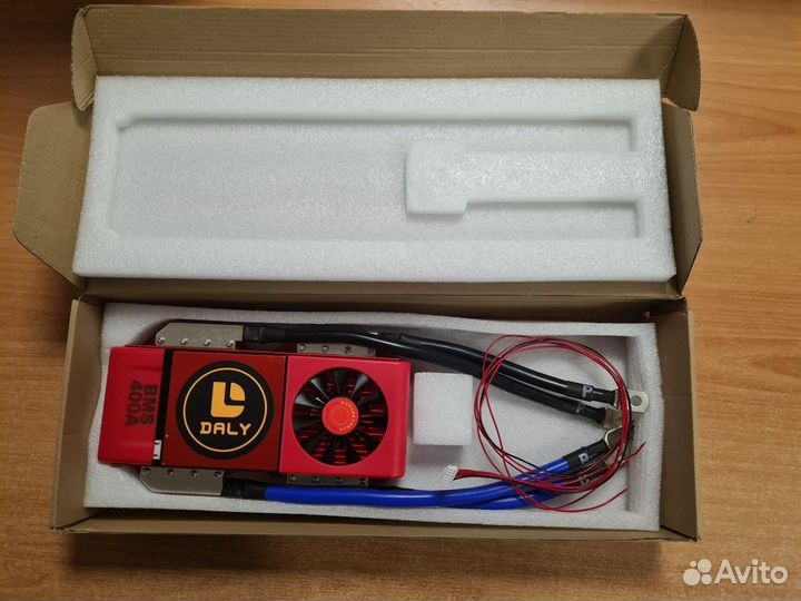 Плата контроля BMS lifepo4 4S 12V 400A Fan