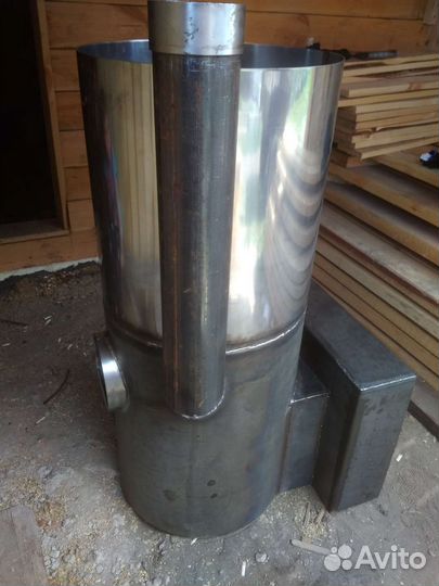 Печи банные с баком из нержавеющей стали