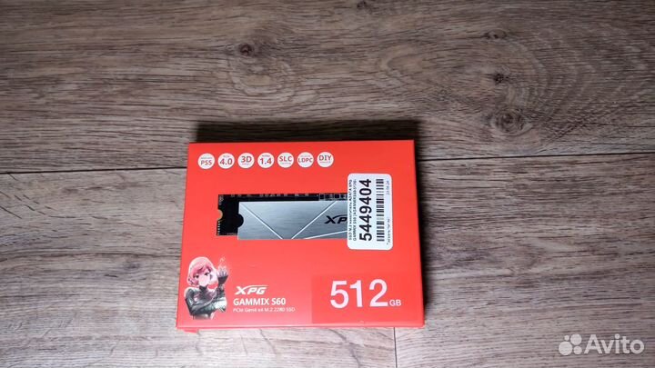 XPG gammix S60 Blade 500 GB Игровой SSD PS5 PC Нов