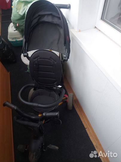 Трехколесный велосипед коляска