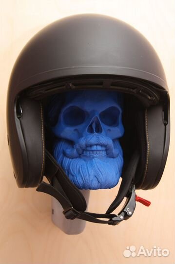 Вешалка-держатель для шлема, цвет синий