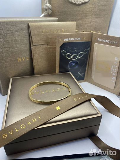 Золотой браслет Bvlgari B. zero1