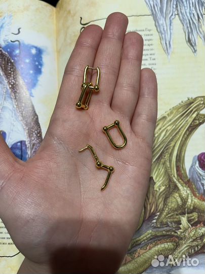 Серьги бижутерия