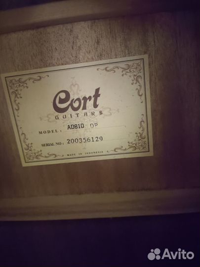 Акустическая гитара Cort AD810