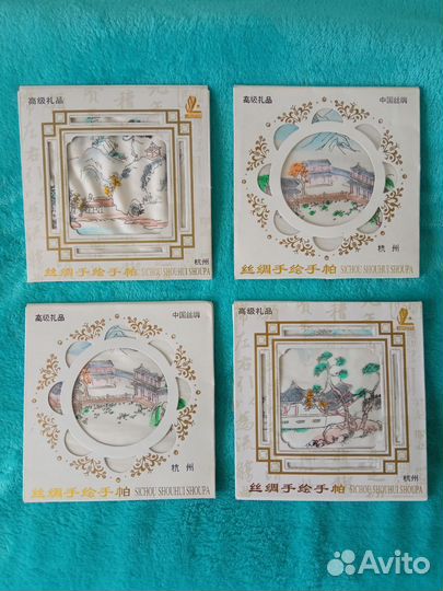 Носовые платки шелковые