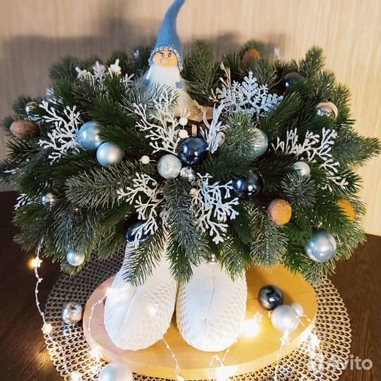 Сказочная новогодняя, рождественская композиция ук