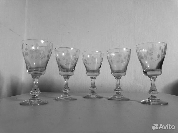 Фужеры хрустальные СССР