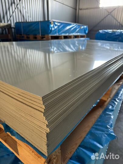 Полипропилен в листах голубой с уф