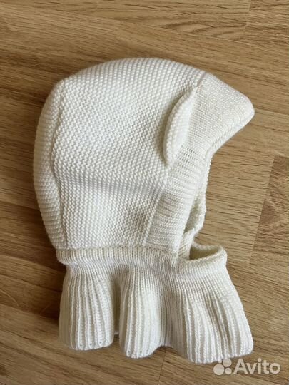 Шапка шлем для малышей зимний 40-42