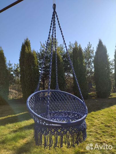 Подвесное кресло-гамак для дома и сада